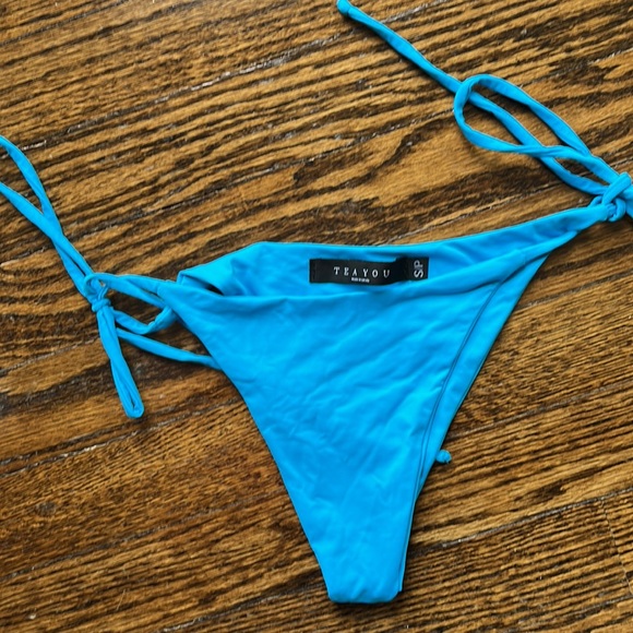 Tea You Harper String Brazilian Bikini Bottom Small - Picture 5 of 5